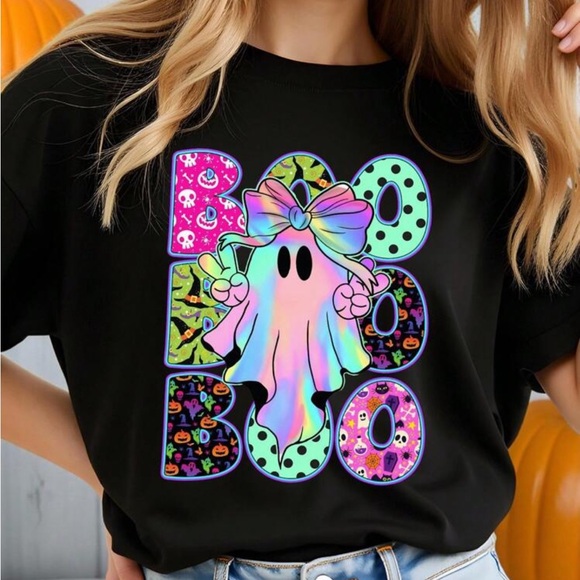 SHEIN Tops - Coquette Ghost Graphic Tee